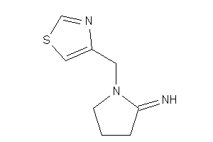 Image of [1-(thiazol-4-ylmethyl)pyrrolidin-2-ylidene]amine