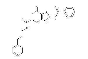 2-benzamido-7-keto-N-(3-phenylpropyl)-5,6-dihydro-4H-1,3-benzothiazole-5-carboxamide