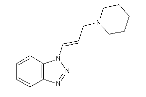1-(3-piperidinoprop-1-enyl)benzotriazole