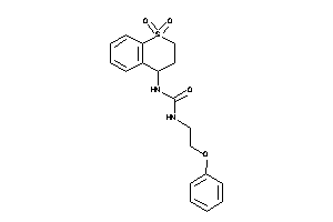 1-(1,1-diketo-3,4-dihydro-2H-thiochromen-4-yl)-3-(2-phenoxyethyl)urea