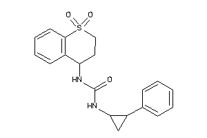 1-(1,1-diketo-3,4-dihydro-2H-thiochromen-4-yl)-3-(2-phenylcyclopropyl)urea