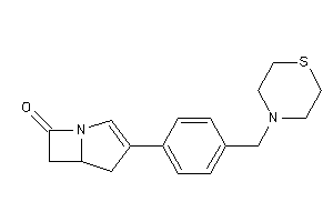 Image of 3-[4-(thiomorpholinomethyl)phenyl]-1-azabicyclo[3.2.0]hept-2-en-7-one