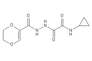 N-cyclopropyl-2-[N'-(2,3-dihydro-1,4-dioxine-5-carbonyl)hydrazino]-2-keto-acetamide