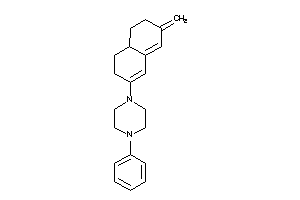 Image of 1-(7-methylene-4,4a,5,6-tetrahydro-3H-naphthalen-2-yl)-4-phenyl-piperazine