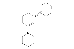 Image of 1-(3-piperidin-1-ium-1-ylidenecyclohexen-1-yl)piperidine