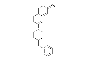 4-benzyl-1-(7-methylene-4,4a,5,6-tetrahydro-3H-naphthalen-2-yl)piperidine
