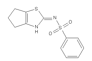 N-(3,4,5,6-tetrahydrocyclopenta[d]thiazol-2-ylidene)benzenesulfonamide