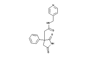 2-(2,5-diketo-3-phenyl-pyrrolidin-3-yl)-N-(4-pyridylmethyl)acetamide