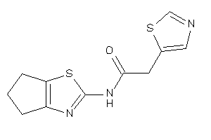 N-(5,6-dihydro-4H-cyclopenta[d]thiazol-2-yl)-2-thiazol-5-yl-acetamide