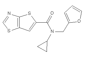 Image of N-cyclopropyl-N-(2-furfuryl)thieno[2,3-d]thiazole-5-carboxamide