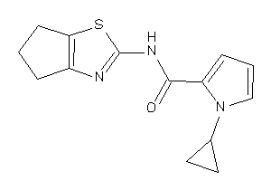 Image of 1-cyclopropyl-N-(5,6-dihydro-4H-cyclopenta[d]thiazol-2-yl)pyrrole-2-carboxamide