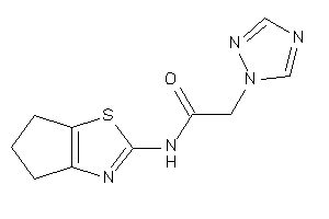 N-(5,6-dihydro-4H-cyclopenta[d]thiazol-2-yl)-2-(1,2,4-triazol-1-yl)acetamide