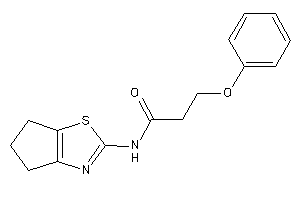 Image of N-(5,6-dihydro-4H-cyclopenta[d]thiazol-2-yl)-3-phenoxy-propionamide