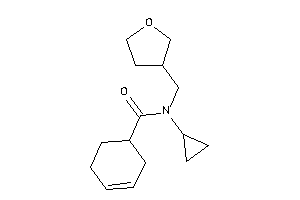 N-cyclopropyl-N-(tetrahydrofuran-3-ylmethyl)cyclohex-3-ene-1-carboxamide
