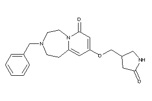 3-benzyl-9-[(5-ketopyrrolidin-3-yl)methoxy]-1,2,4,5-tetrahydropyrido[2,1-g][1,4]diazepin-7-one