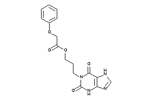 2-phenoxyacetic Acid 3-(2,6-diketo-3,7-dihydropurin-1-yl)propyl Ester