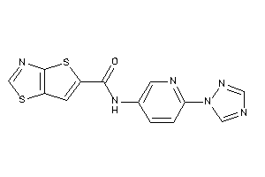 N-[6-(1,2,4-triazol-1-yl)-3-pyridyl]thieno[2,3-d]thiazole-5-carboxamide