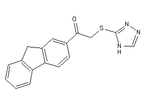 1-(9H-fluoren-2-yl)-2-(4H-1,2,4-triazol-3-ylthio)ethanone
