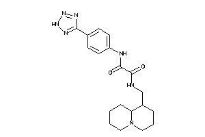 Image of N-(quinolizidin-1-ylmethyl)-N'-[4-(2H-tetrazol-5-yl)phenyl]oxamide