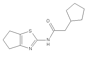 2-cyclopentyl-N-(5,6-dihydro-4H-cyclopenta[d]thiazol-2-yl)acetamide