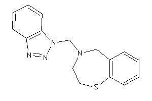 4-(benzotriazol-1-ylmethyl)-3,5-dihydro-2H-1,4-benzothiazepine