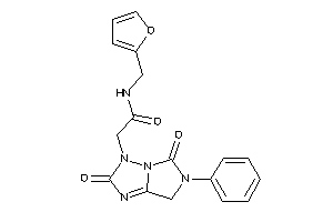 2-(2,5-diketo-6-phenyl-7H-imidazo[5,1-e][1,2,4]triazol-3-yl)-N-(2-furfuryl)acetamide
