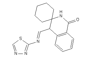 4-(1,3,4-thiadiazol-2-yliminomethyl)spiro[2,4-dihydroisoquinoline-3,1'-cyclohexane]-1-one