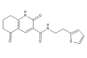 2,5-diketo-N-[2-(2-thienyl)ethyl]-1,6,7,8-tetrahydroquinoline-3-carboxamide