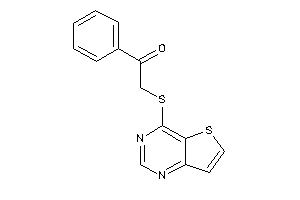 1-phenyl-2-(thieno[3,2-d]pyrimidin-4-ylthio)ethanone