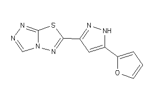 6-[5-(2-furyl)-1H-pyrazol-3-yl]-[1,2,4]triazolo[3,4-b][1,3,4]thiadiazole