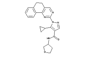 5-cyclopropyl-1-(5,6-dihydrobenzo[h]quinazolin-2-yl)-N-tetrahydrofuran-3-yl-pyrazole-4-carboxamide