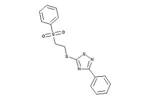 Image of 5-(2-besylethylthio)-3-phenyl-1,2,4-thiadiazole