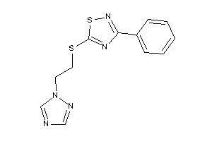3-phenyl-5-[2-(1,2,4-triazol-1-yl)ethylthio]-1,2,4-thiadiazole