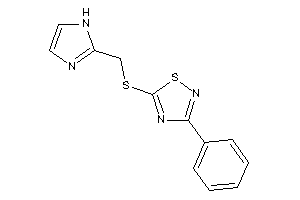 Image of 5-(1H-imidazol-2-ylmethylthio)-3-phenyl-1,2,4-thiadiazole