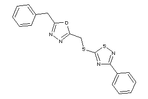 2-benzyl-5-[[(3-phenyl-1,2,4-thiadiazol-5-yl)thio]methyl]-1,3,4-oxadiazole