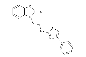 3-[2-[(3-phenyl-1,2,4-thiadiazol-5-yl)thio]ethyl]-1,3-benzoxazol-2-one