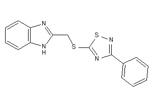 5-(1H-benzimidazol-2-ylmethylthio)-3-phenyl-1,2,4-thiadiazole