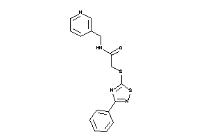 2-[(3-phenyl-1,2,4-thiadiazol-5-yl)thio]-N-(3-pyridylmethyl)acetamide