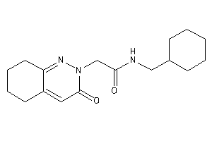 Image of N-(cyclohexylmethyl)-2-(3-keto-5,6,7,8-tetrahydrocinnolin-2-yl)acetamide