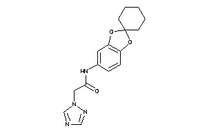N-spiro[1,3-benzodioxole-2,1'-cyclohexane]-5-yl-2-(1,2,4-triazol-1-yl)acetamide