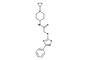 N-(1-cyclopropyl-4-piperidyl)-2-[(3-phenyl-1,2,4-thiadiazol-5-yl)thio]acetamide