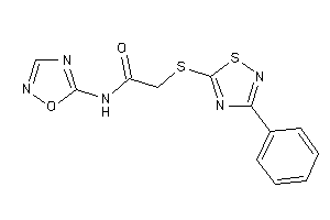 N-(1,2,4-oxadiazol-5-yl)-2-[(3-phenyl-1,2,4-thiadiazol-5-yl)thio]acetamide