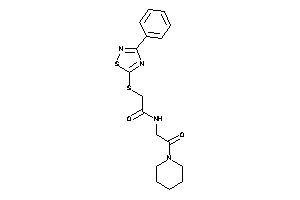 N-(2-keto-2-piperidino-ethyl)-2-[(3-phenyl-1,2,4-thiadiazol-5-yl)thio]acetamide