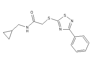 N-(cyclopropylmethyl)-2-[(3-phenyl-1,2,4-thiadiazol-5-yl)thio]acetamide