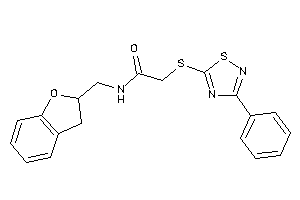 Image of N-(coumaran-2-ylmethyl)-2-[(3-phenyl-1,2,4-thiadiazol-5-yl)thio]acetamide
