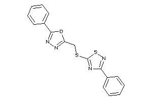 2-phenyl-5-[[(3-phenyl-1,2,4-thiadiazol-5-yl)thio]methyl]-1,3,4-oxadiazole