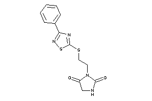 Image of 3-[2-[(3-phenyl-1,2,4-thiadiazol-5-yl)thio]ethyl]hydantoin