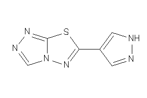 6-(1H-pyrazol-4-yl)-[1,2,4]triazolo[3,4-b][1,3,4]thiadiazole