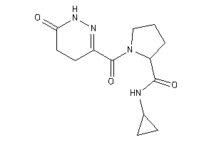 N-cyclopropyl-1-(6-keto-4,5-dihydro-1H-pyridazine-3-carbonyl)pyrrolidine-2-carboxamide