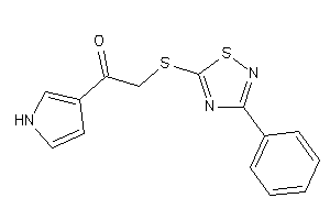 Image of 2-[(3-phenyl-1,2,4-thiadiazol-5-yl)thio]-1-(1H-pyrrol-3-yl)ethanone